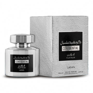 Confidential Platinum by Lattafa - Apa de parfum-100 ml